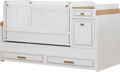 Ritmik Babybett mitwachsend Rixos 130x70-180x70 cm