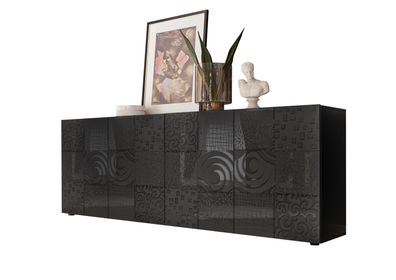 Sideboard mit Siebdruck Miro 4-türig