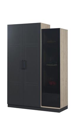 Lajivert Kleiderschrank Boss 3-türig Modernes Design