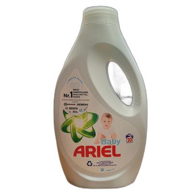 12,66EUR/1l Ariel Fl?ssigwaschmittel Baby 20 Waschladungen 1100ml Flasche