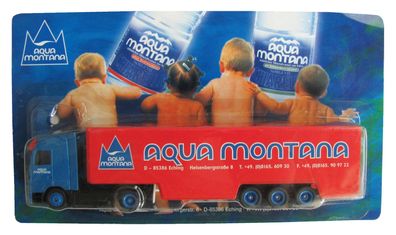 Aqua Montana Nr.01 - Schriftzug & Logo - MB Actros - Sattelzug