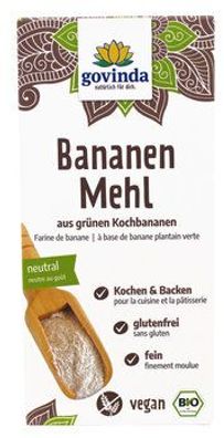 Govinda 6x Bananenmehl aus grünen Bananen 350g