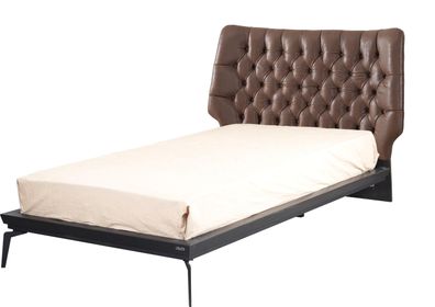 Ritmik Jugendbett Toledo Modern Schwarz Braun 100x200 cm