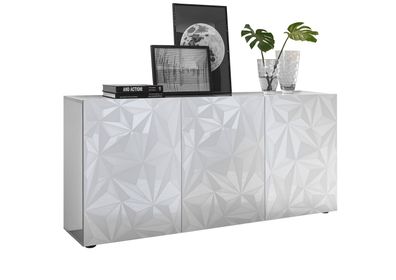 Hochglanz Sideboard Prisma 3-türig