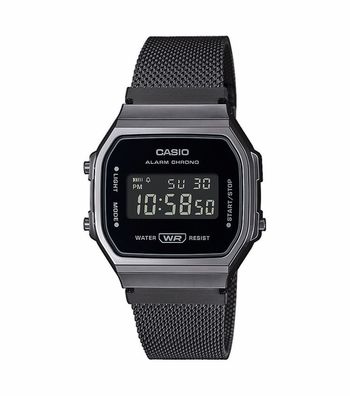 Casio Vintage Collection | Digitaluhr schwarz Illuminator A168WEMB-1BEF