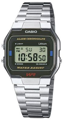 Casio Collection Herrenuhr der Klassiker der 80-er Jahre A163WA-1QES