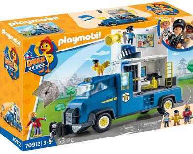 Playmobil 70912 Duck on Call Polizei Truck Fahrzeug EinsatzWagen SpielzeugSet