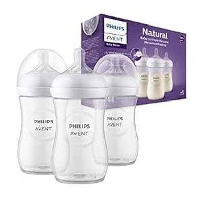 Philips Avent Natural Response Babyflaschen 3x260ml, BPA-frei, ab 1 Monat