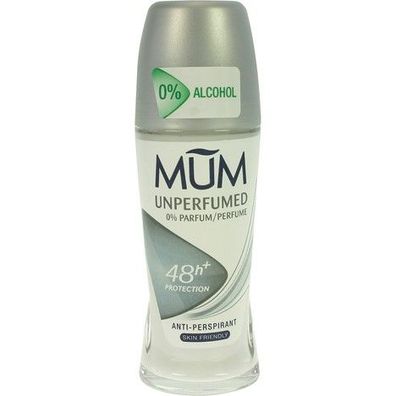 Mum Deo Roll On Unperfumed 48h Schutz 5x 50ml SALE (EUR 95,56 / L)