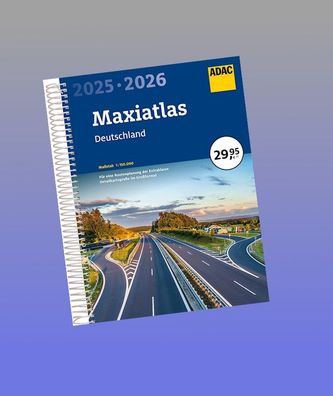 ADAC Maxiatlas 2025/2026 Deutschland 1:150.000,