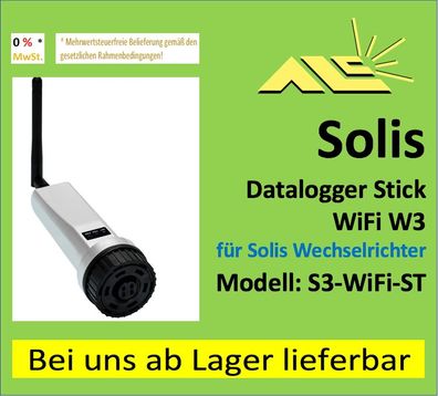 Solis Datenlogger WiFi-Stick W3 - S3-WiFi-ST, Fachhandelsrechnung mit 0% MwSt