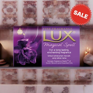 Seife Lux Magical Spell Floral Oil Stückseife Handseife 3x 80g ( €41,21/kg) SALE