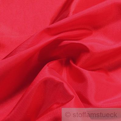 10 Meter Stoff Polyester Kleidertaft rot Taft dezenter Glanz