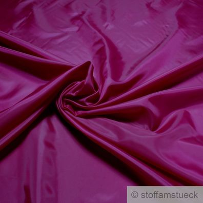 2 Meter Stoff Polyester Futter Taft fuchsia Futterstoff