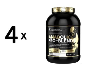 4 x Kevin Levrone Signature Series Anabolic Pro-Blend 5 (2000g) Vanilla