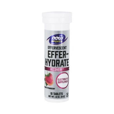 Now Foods Effer-Hydrate (10 serv) Orange Strawberry