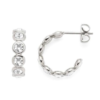 Leonardo Schmuck Damen-Ohrringe Cremona Creolen mit Kristallen 024338