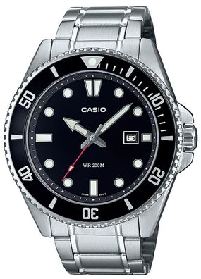 Casio Herren Armbanduhr MDV-107D-1A1VEF Edelstahlband