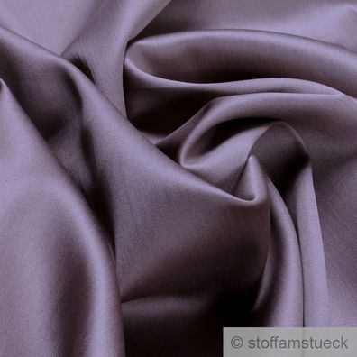 Stoff Baumwolle Satin taupe überbreit 300 cm breit mercerisiert