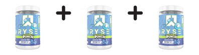 3 x RYSE Loaded Pre (30 Serv) Sour Punch® Blue Razz