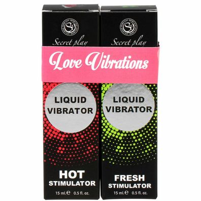 Secretplay LIQUID Vibrator - LOVE Vibrations PACK