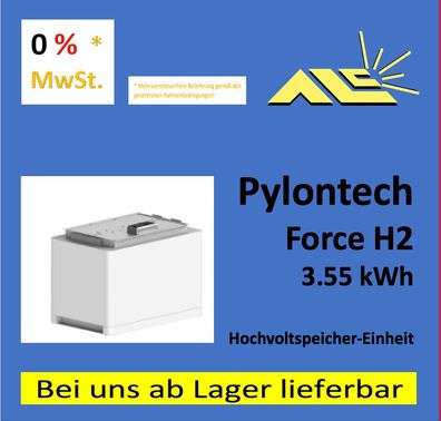 Pylontech Force-H2 1 x FH9637M 3.55 - (3.55kWh) Speicher Rechnung mit 0% MwSt