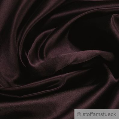 Stoff Duchesse Seide Satin aubergine gold anschmiegsam fest weich