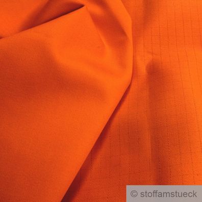 Stoff Baumwolle Carbon Satin leuchtorange farbecht flammhemmend reißfest