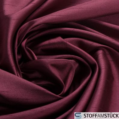 Stoff Polyester Taft bordeaux Dupion Optik JAB Anstoetz 8-3103-184