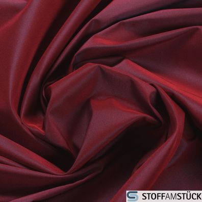 Stoff Polyester Taft bordeaux breit JAB Anstoetz CH2649/169 changierend