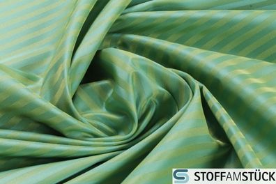 Stoff Polyester Taft Streifen grasgrün grün breit JAB Anstoetz 9-7689-032