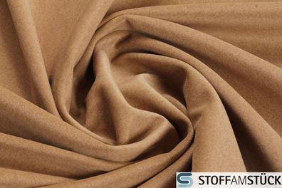 Stoff Polyester Thermo Polar Fleece camel Wärmedämmung isolierend