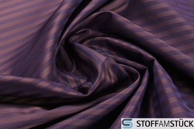 Stoff Polyester Taft Streifen lila violett breit JAB Anstoetz 9-7689-084