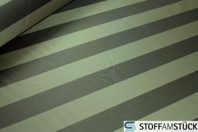 Stoff Polyester Taft Blockstreifen grün oliv breit JAB Anstoetz 9-7688-033