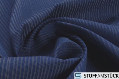 Stoff Polyester Auto Bezugstoff kobaltblau Streifen grau flammhemmend Autopolster