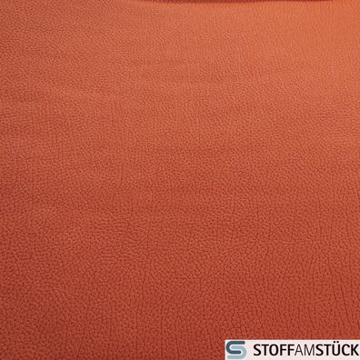 Stoff Polyester Auto Bezugstoff Kunstleder orange flammhemmend kaschiert Polster