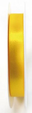 Goldina® 8172015100025 Doppelsatinband - 15 mm x 25 m, gelb