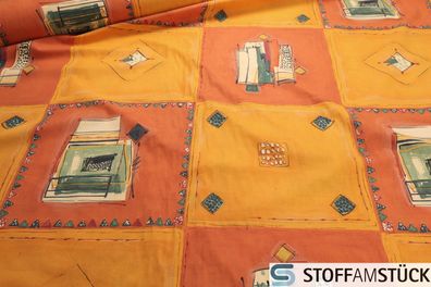 Stoff Baumwolle Patchwork Muster Moderne Kunst breit Baumwollstoff 270 cm breit