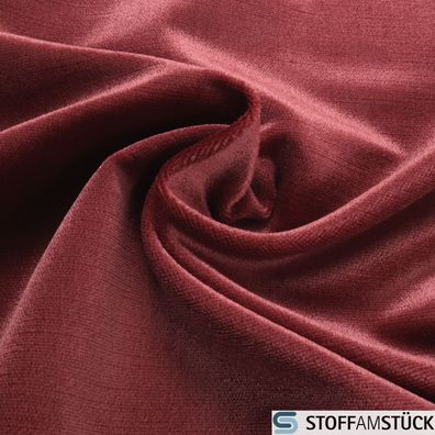 Stoff Mohair Samt weinrot Polstersamt sehr weich bordeaux