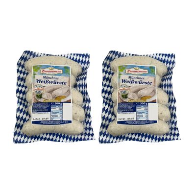 Food-United bayerische Wurst-Spezialität Münchner Weißwürste Zimmermann 2x300g