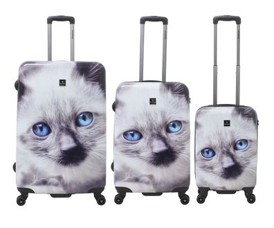 Saxoline Spinner 4 Rollen TSA Gr. S/M/L/SET White Cat