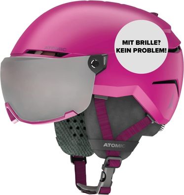 ATOMIC SAVOR VISOR JR Skihelm mit Visier - Für Kinder & Jugendliche - Max. Stoßd