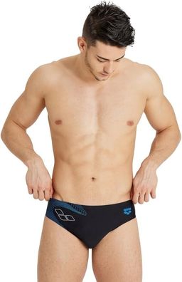 ARENA Herren Men's Swim Briefs Graphic Badehosen Slip