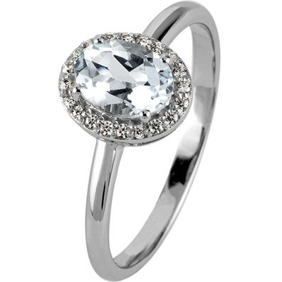 Jacques Lemans - Ring Sterlingsilber mit White Topaz - SE-R116A