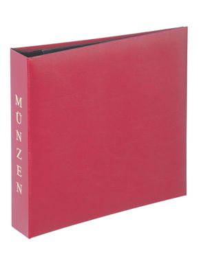 Pagna® 30220-31 Münzalbum Kunstleder weinrot