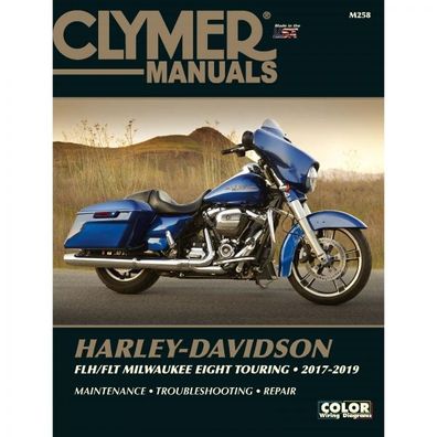 Harley-Davidson Milwaukee Eight Touring FLH FLT 17-19 Reparaturanleitung Clymer