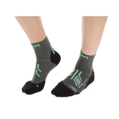 UYN Trekking Approach Low Cut Man grey/green Wandersocken