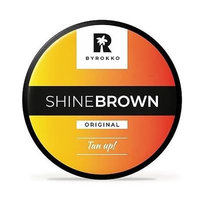 Byrokko Shine Brown Bräunungscreme 210 ml Schnelle Bräune im Solarium and Freien