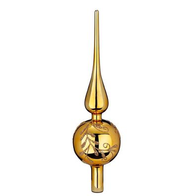 Christbaumspitze 30cm Inkagold Inge-Glas
