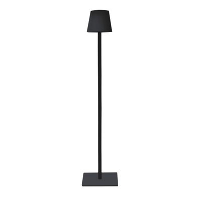 Akku Touch Stand Leuchte aufladbar - schwarz - Metall Deko Steh Lampe dimmbar